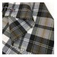 Fashion design stock check 100% cotton yarn dyed woven plaid shirt fabric for men