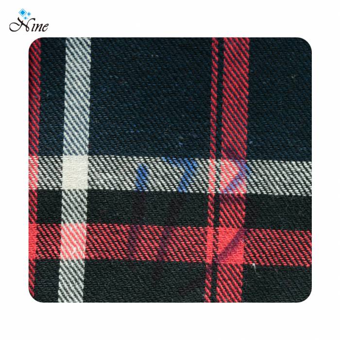 Wholesale Yarn Dyed Check 40 Polyester 60 Cotton Fabric For Making Pants